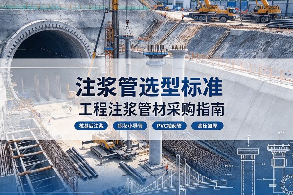 景德镇注浆管选型标准